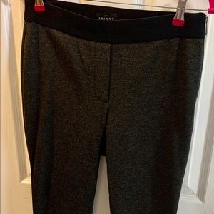 WHBM The Skinny Ankle Pants in charcoal color.